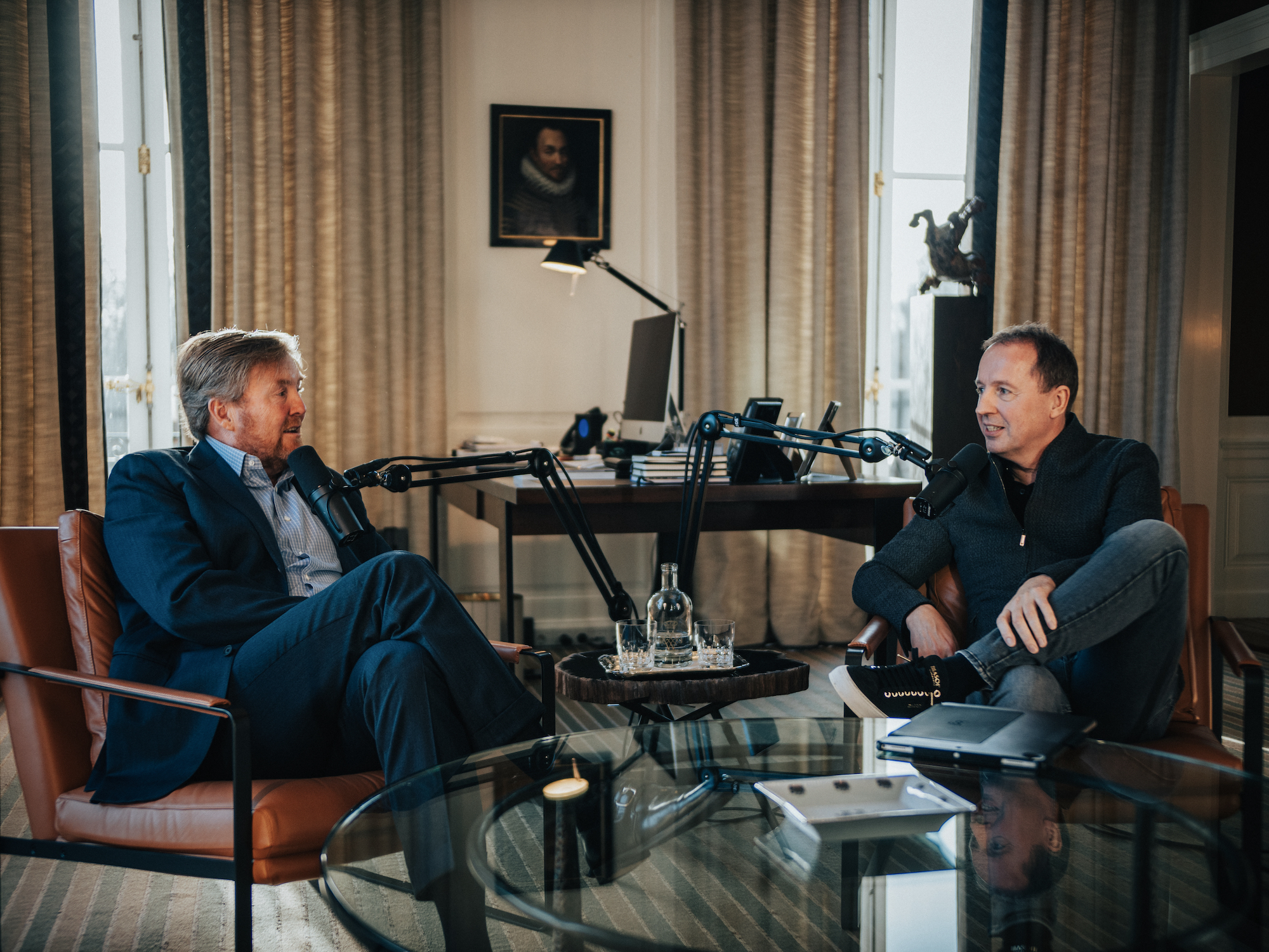 Podcast Edwin Evers met koning Willem-Alexander bekroond met RadioRing